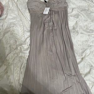 Maxi strapless dress